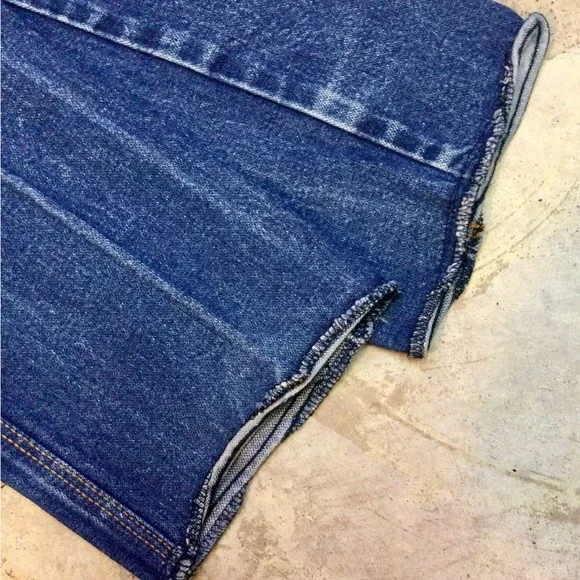 Vintage Jordache Jeans Unhemmed Long 24x33 Straight Horsehead Made USA 80s - Picture 11 of 13